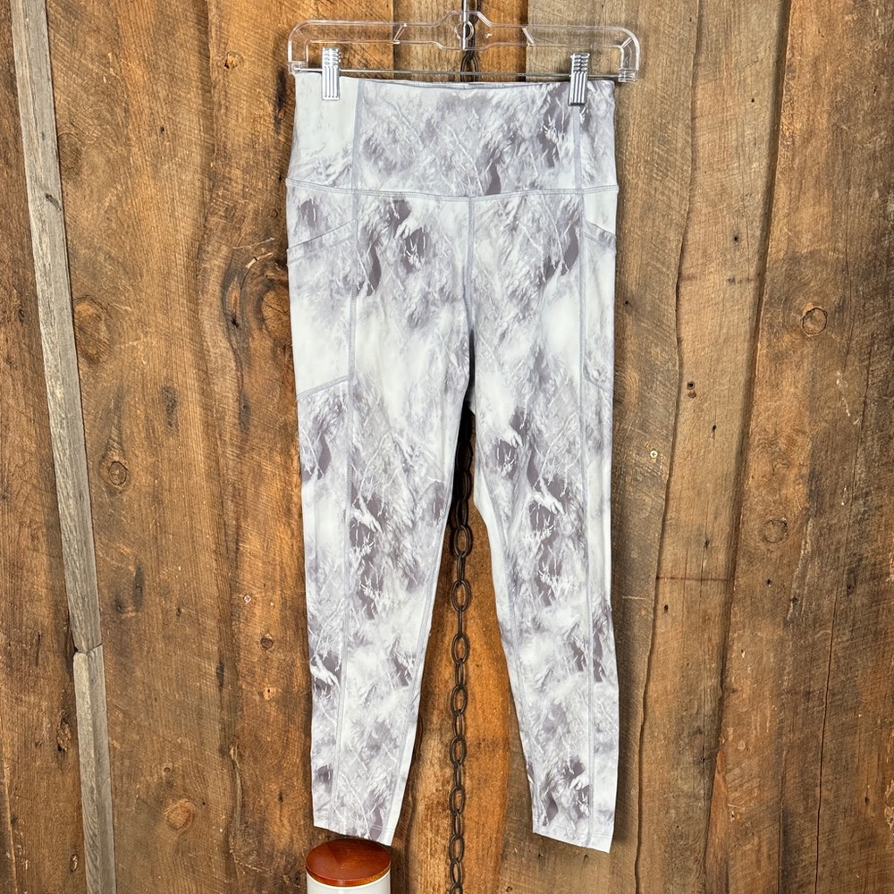 Calvin Klein Performance Marble Gray Leggings - image 1